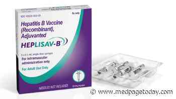 Reassuring Data on Two-Dose Hep B Vaccine, Risk of Acute MI