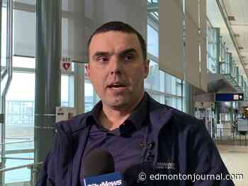 Out of Ukraine: Flight with dozens of displaced Ukrainians fleeing arrives in Edmonton