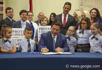 ‘Don’t Say Gay' bill signed by Florida Gov. Ron DeSantis - Yahoo News