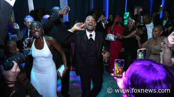 Will Smith seen dancing at Vanity Fair Oscars party following Chris Rock slap