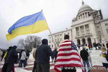 Russian invasion is 'terrorism,' Rhode Island will welcome refugees, McKee says during vigil for Ukraine - The Boston Globe