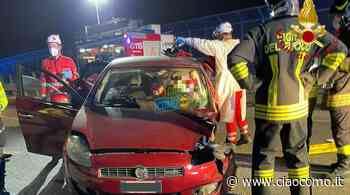 Violento scontro all’alba tra Lomazzo e Guanzate: vetture distrutte, due in ospedale - CiaoComo