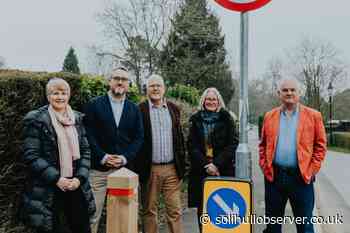 Better for walkers and cyclists as Solihull village toasts innovation - Solihull Observer