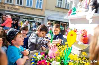 Coburg blüht auf - Dekorierte Brunnen und eine volle Innenstadt - Neue Presse Coburg