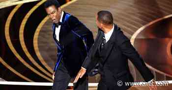 Will Smith Apologizes for Hitting Chris Rock as Academy Condemns His Act     - CNET