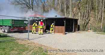 Freizeitgelände Walheim: Grillhütte durch Feuer zerstört
