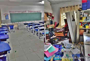Escola municipal de Cotia é alvo de vandalismo; unidade pede reforço na segurança - Cotia e Cia