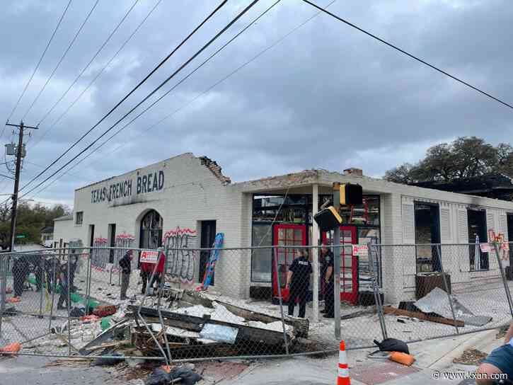 AFD: Part of burned central Austin bakery collapses on construction worker