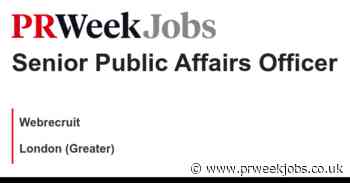Webrecruit: Senior Public Affairs Officer