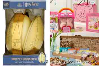 M&S Easter Eggs 2022 range including Harry Potter and Percy Pig