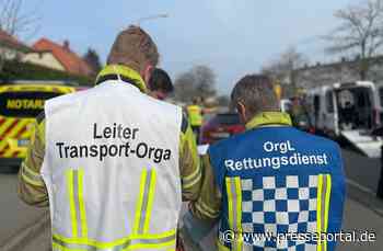 FW Dresden: Verkehrsunfall mit zehn Verletzten