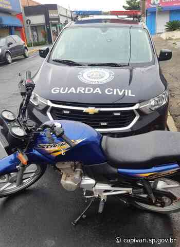 Guarda Civil de Capivari apreende motocicleta e autua condutor por direção perigosa, no bairro São Marcos - Prefeitura de Capivari (.gov)