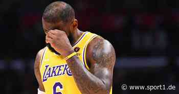 NBA: Lakers verspielen Sieg trotz starkem LeBron James - Playoff-Aus droht - SPORT1