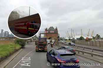 Recap: Blackwall Tunnel shut after electrical substation fire at Poplar