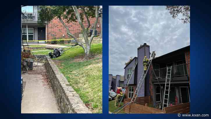 Fire reported on south Austin apartment building roof