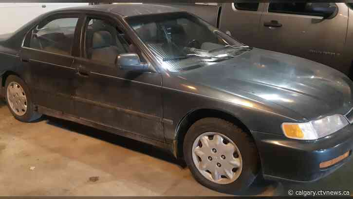 Honda involved in serious pedestrian crash recovered by Calgary police