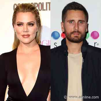 Scott Disick Hypes Up Khloe Kardashian After She Debuts Blunt Bob Hairstyle at Oscars Party - E! NEWS
