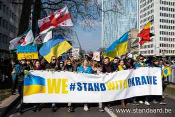 Vredesbetoging trekt door Brussel - De Standaard