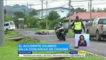 Dos personas mueren en accidente de tránsito en Chigoré - TVN Noticias
