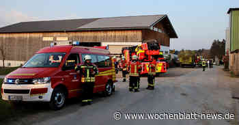 Großeinsatz der Feuerwehr im Landkreis Lindau: Förderband fängt Feuer - WOCHENBLATT