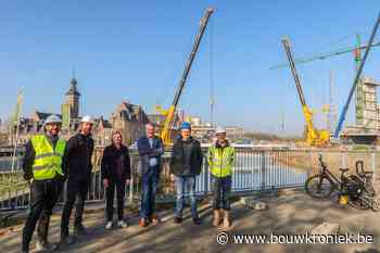 Mechelen plaatst fiets- en voetgangersbrug van 115 ton - Bouwkroniek