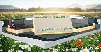 Biomassenbasierter Dachdämmstoff BauderECO mit verbesserter Wärmeleitstufe 024