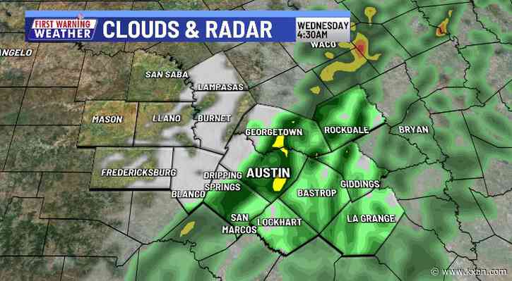 TIMELINE: When to expect overnight storms in Central Texas