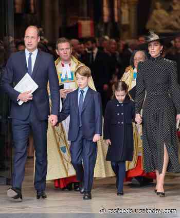 Royals attend memorial for Prince Philip