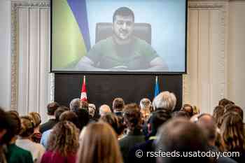 Zelenskyy addresses lawmakers in Denmark
