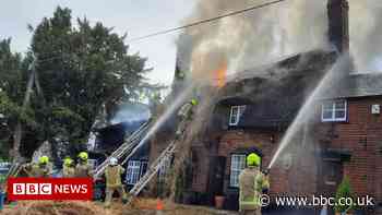 Fire destroys Arkesden pub roof and first floor