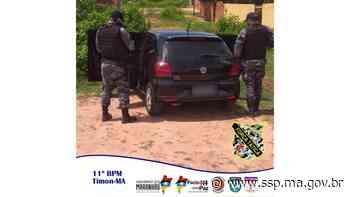 VEÍCULO ROUBADO EM TERESINA É RECUPERADO NA CIDADE DE TIMON PELA FT/11°BPM - ssp.ma.gov.br