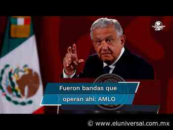 Ataque en palenque de Michoacán fue una masacre entre grupos delictivos: AMLO - El Universal