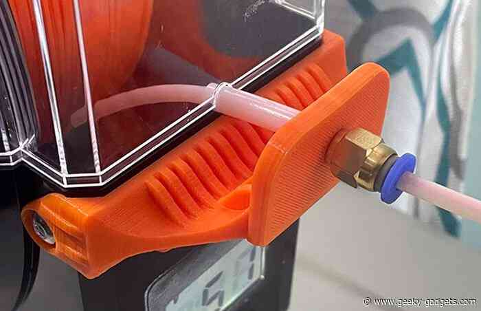 3D printer optimized Bowden tube adapter for filament driers