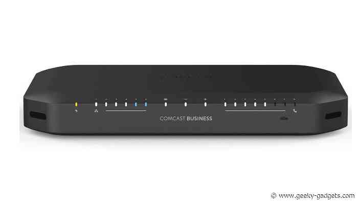 Comcast Business WiFi 6 gateway supports up to 150 devices simultaneously