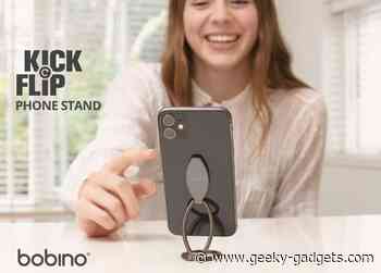 KickFlip compact phone stand and grip