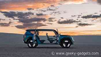 Kia Concept EV9 launching in Europe in 2023
