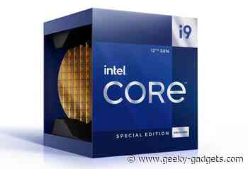 Intel 12th Gen Core i9 12900KS processor launches April 5th 2022