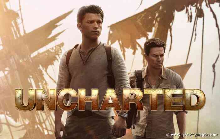 Uncharted film first 10 minutes starring Tom Holland and Mark Wahlberg