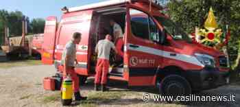 Colleferro, incendio in via Colle Bracchi: l'intervento dei vigili del fuoco - Casilina News