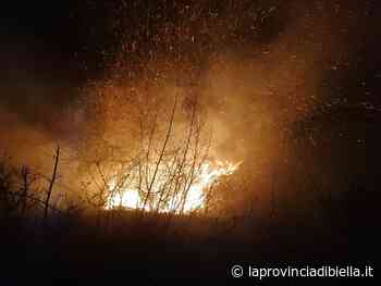 Ancora incendi nel Biellese: nuovo intervento ieri sera a Crevacuore - La Provincia di Biella
