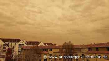 Augsburg: Getrübter Himmel erwartet: Kehren Saharastaub und Blutregen zurück? | Augsburger Allgemeine - Augsburger Allgemeine