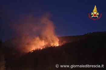 La Val Grande continua a bruciare: elicotteri all'opera - Giornale di Brescia