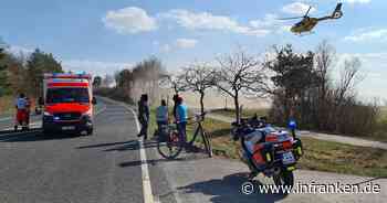 Kollision bei Volkach: Biker übersieht Radfahrerin - beide schwer verletzt - inFranken.de