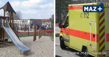 Feuerwehr Bad Belzig befreit eingeklemmtes Kind auf Spielplatz - Märkische Allgemeine Zeitung