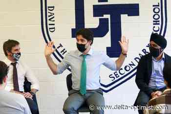 Trudeau visits Vancouver school, Ukrainian bakery ahead of Liberal fundraiser - Delta Optimist