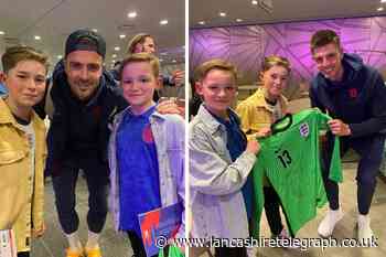 Burnley: Pals meet Nick Pope and England team after raising thousands for charity