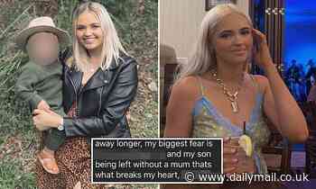 Newcastle mum Mackenzie Anderson feared son would grow up without her - Daily Mail