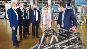 Mit Wasserstoff in die Zukunft: Wirtschaftsministerin besucht Boysen in Simmersfeld