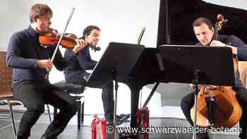 Altensteiger Meisterkonzert: Publikum bejubelt das Trio Soleri