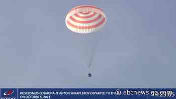 US astronaut ends record-long spaceflight in Russian capsule